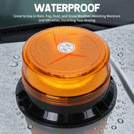 Amber Strobe Warning Light 36 LED Rotating Flashing Beacon 12V 24V Truck Trailer