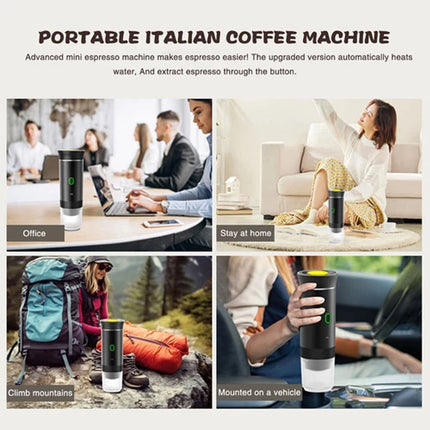 Wireless Electric Portable Espresso Coffee Maker Machine For Travelling Home AU
