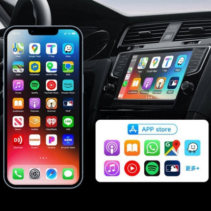 2in1 USB Wireless CarPlay Adapter For iPhone Carplay Dongle Plug Play Mini Box