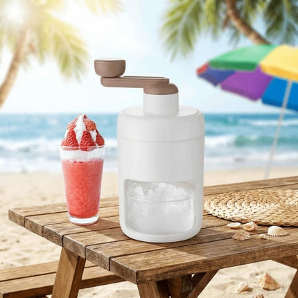 Ice Shaver Crusher Shredding Snow Cone Maker Machine Create Drink Tool