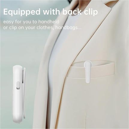 Pocket Digital LCD FM Radio 76 108MHZ Rechargeable For Outdoor Walking Jogging White