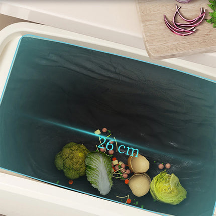 Kitchen Trash Bin Wall Mounted Door Hanging Cupboard Bin Garbage Can Wastebasket