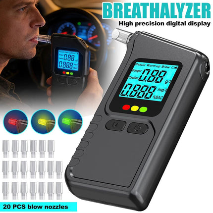 Breathalyzer Alcohol Tester Breath Test LCD Display Analyzer Tester Breathalyzer