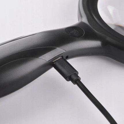 60X Magnifying Glass Magnifier Handheld Loupe Reading Optical Clarity With Light