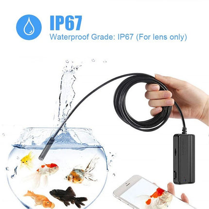 WIFI Endoscope HD 5MP Borescope Inspection Camera Waterproof For iPhone Android 2M