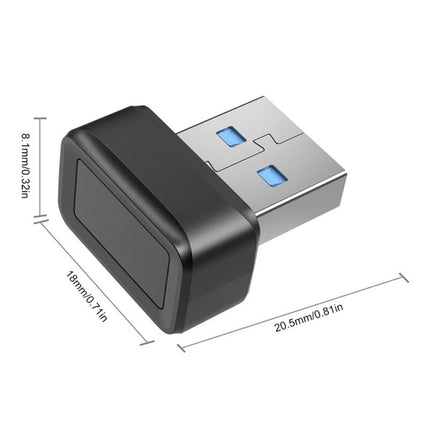USB Fingerprint Key Reader for Windows 7/8/10/11 Hello Security Key Biometric Sc