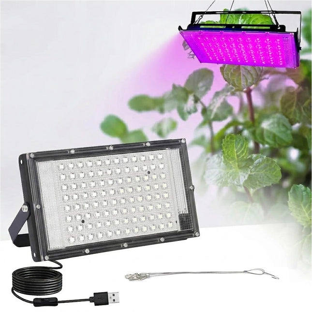 Full Spectrum Plant 96 LED UV Grow Light Halo Lamp For Indoor Hydroponic Plant