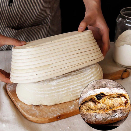 Rattan Bread Proofing Basket Sourdough Banneton Fermenation Basket DIY 6pcs Tool