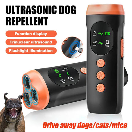Handheld Ultrasonic Dog Barking Anti Bark Device Control Stop Repeller Trainer