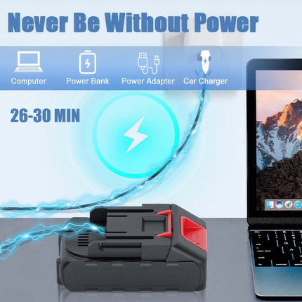 High Power 35000 PA Suction Blower Cordless Handheld Vacuum Cleaner for Home Car Brushless-Black