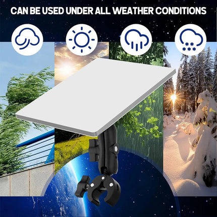 Portable Mount Adjustable RV Pole Clamp Holder Bracket for Starlink Mini Dish