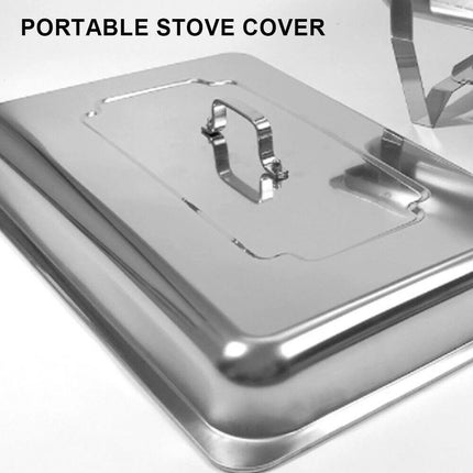 304 Insulated Food Warmer Bain Marie Food Warmer Buffet Chafing Dish Warmer 9L  (3L x 3)