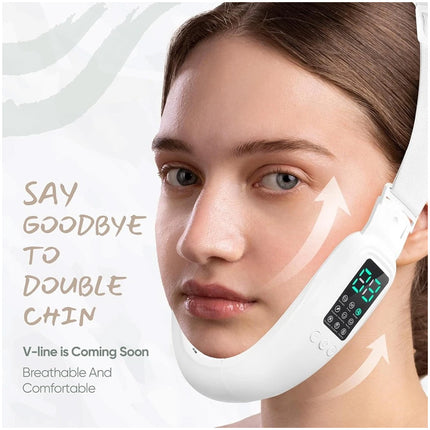 Electric Massage Double Chin Remover Face Lift Firming V-line Chin USB Recharge