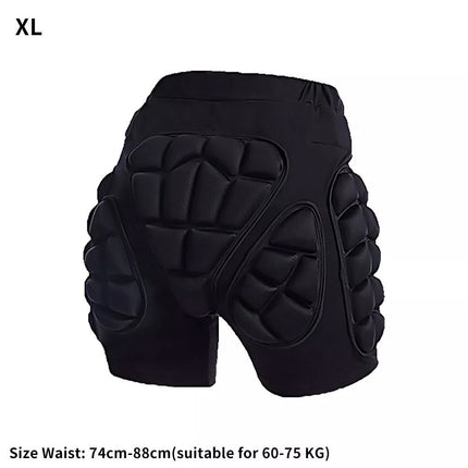 Hip Padded Shorts Protective Ski Skate Snowboard Impact Pants Hip Protector Gear XL