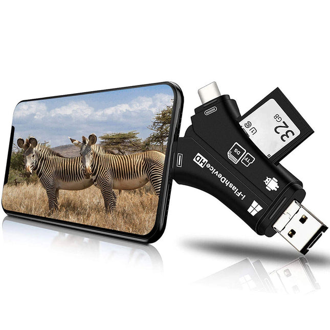 Trail Camera Card Reader Viewer for iPhone iPad Mac & Android, SD & Micro SD
