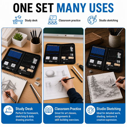 Professional Sketching Pencils Set Art Supplies Graphite Draw Charcoal | 10-versatility-use-cases.png