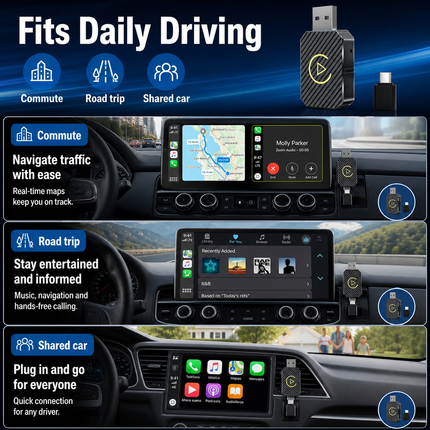 Wireless Carplay Android Auto Adapter
