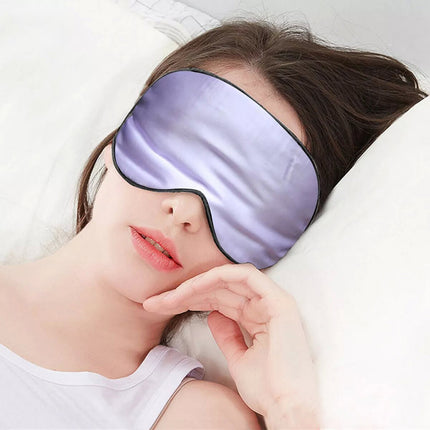 100% Pure Silk Sleeping Eye Mask Sleep Soft Blindfold Lights Out Travel Relax - Image 10