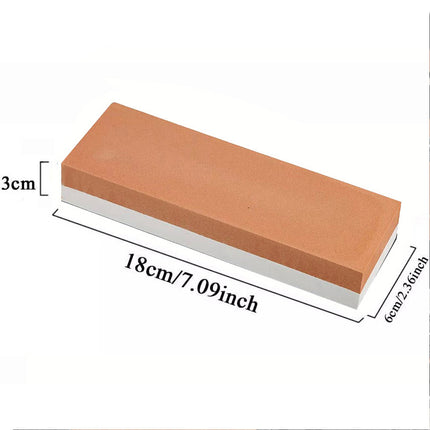 Dual Whetstone Cutter Sharpening Stone Grinding Knife Waterstone Kitchen Wet