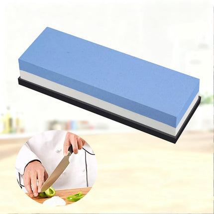 Dual Whetstone Cutter Sharpening Stone Grinding Knife Waterstone Kitchen Wet