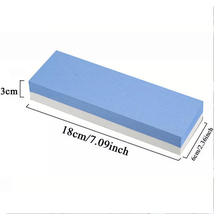 Dual Whetstone Cutter Sharpening Stone Grinding Knife Waterstone Kitchen Wet