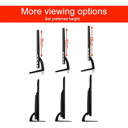 Universal Table Top TV Stand Riser Leg Mount For Sony LG LED LCD Flat TV 32-70"