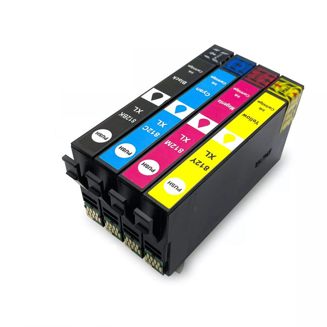Compatible 812XL 812 XL Ink Cartridge For EPSON WF7830 WF7840 7845 WF4830 WF3820