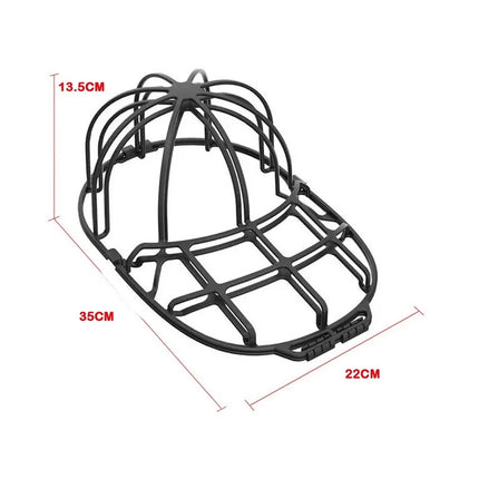 Black 3 Pack Hat Washer Baseball Hat Cleaner Cap Washer Hat Washing Cage Holder Frame