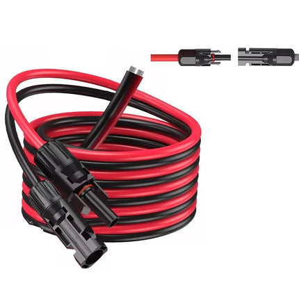 10M Extension Cable Wire Connectors Solar Panel To Regulator 6mm² 10AWG 12AWG