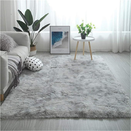 Light Grey 160cm x 230cm Soft Plush Floor Carpet Rug Mat Living Room Bedroom