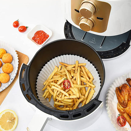 100pcs Air Fryer Disposable Paper Liner Non-Stick Baking Paper Brown Splendid&Co.