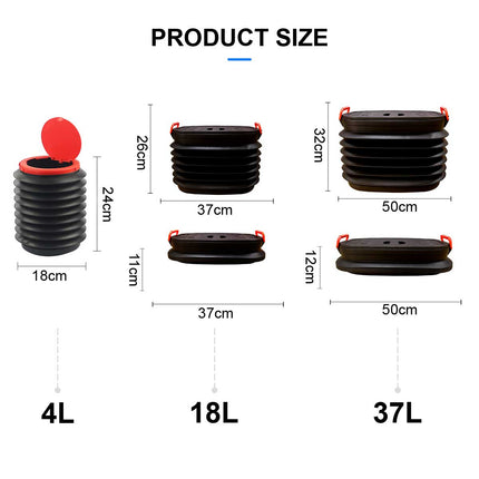 Multipurpose Foldable Rubbish Bin