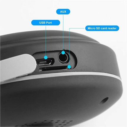 Portable LED Waterproof Wireless Bluetooth Speaker for Shower Bathroom Subwoofer