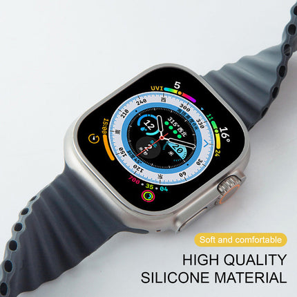 Apple Watch Ocean Band IWatch Ultra Series 8 7 6 5 SE 38 40 44 41 42 45 49mm Midnight Blue