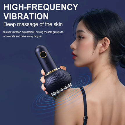 Electric Lymphatic Drainage Machine Meridian Body Massage Brush Microcurrent
