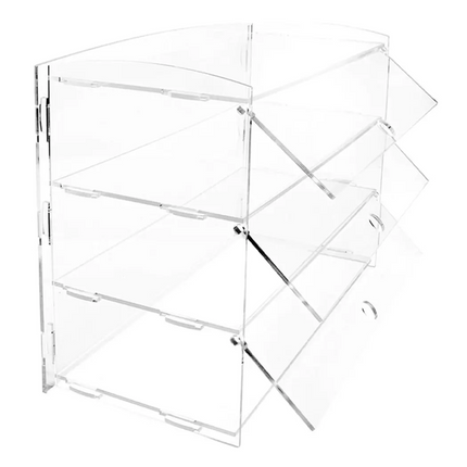 3 Tiers Large Acrylic Bakery Cake Display Cabinet Case Donuts Cupcake Pastries