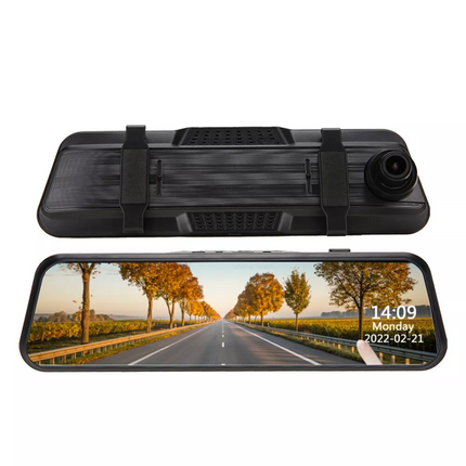 10" 1080P Mirror Car Dash Camera Front and Rear Night Vision Reverse Parking Kit