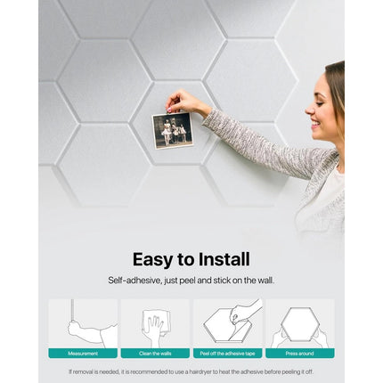 12 Pack Self-Adhesive Soundproofing Acoustic Tiles Wall Panels Studio Home