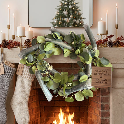 180cm Christmas Eucalyptus & Pine Leaf Garland Artificial Greenery Holiday Decor