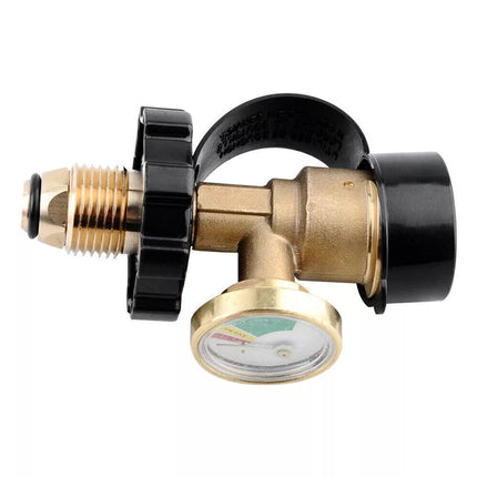 2Pack QCC Gas Pressure Gauge Level Indicator Propane LPG Bottle Cylinder Adaptor