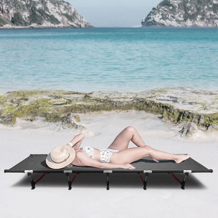 Camping Cot Ultralight Camp Bed Portable Folding Bed for Adults Compact Camp Bed