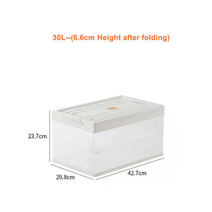 Multi-purpose Car Organiser Foldable storage Box Folding Collapsible Trunk Truck (30L)