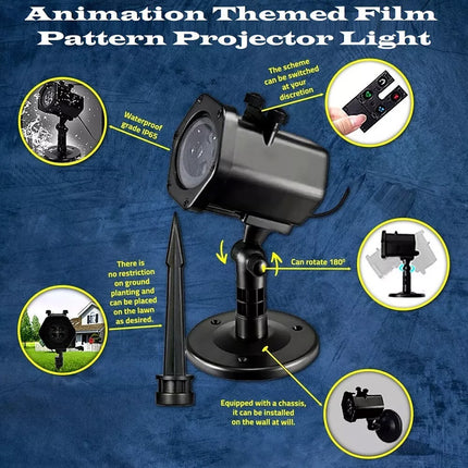 Halloween Laser Led Lamp Party Xmas Patterns Outdoor Christmas Projector Lights