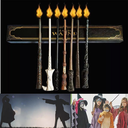 Harry Potter Firing Magic Wand Fire Shooter Dumbledore Voldemort Wizard Cosplay