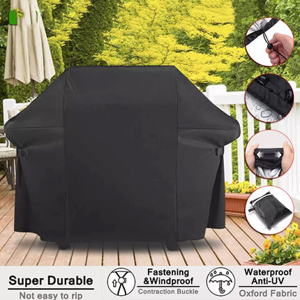 Waterproof BBQ Cover Heavy Duty Rain Gas Barbeque Smoker Grill Protector