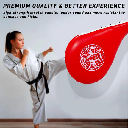 2 PACK Kick Kickboxing Tae Kwon Target Do Karate Taekwondo Pad Training Boxing