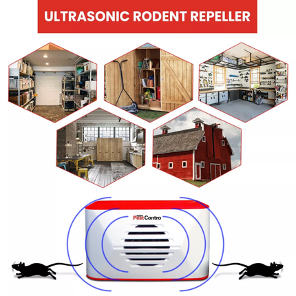 Pest Repeller Ultrasonic Electronic Mouse Rat Fly Mosquito Insect Rodent Control