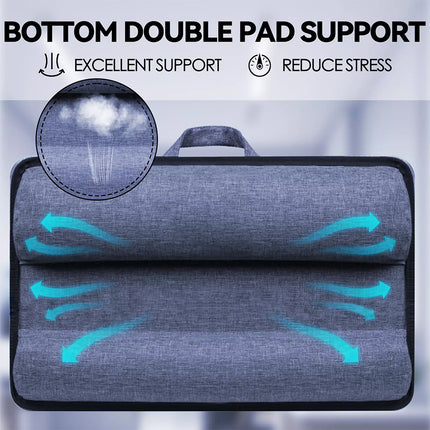 Multi Functional Lap Desk Cushion Table Work Station Mouse Pad for Laptop Tray