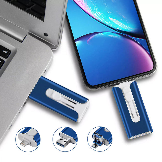 1TB USB 3.0 Flash Drive Storage External Memory Stick For iPhone iPad