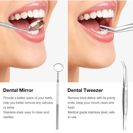 Ultrasonic Tooth Cleaner Teeth Tartar Whitening Set Dental Scaler Plaque Remover